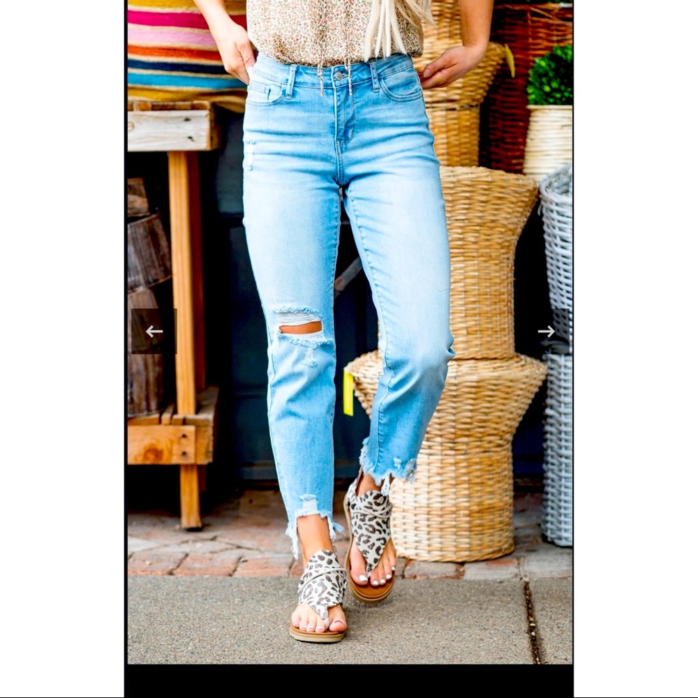 Judy Blue high rise boyfriend style jeans